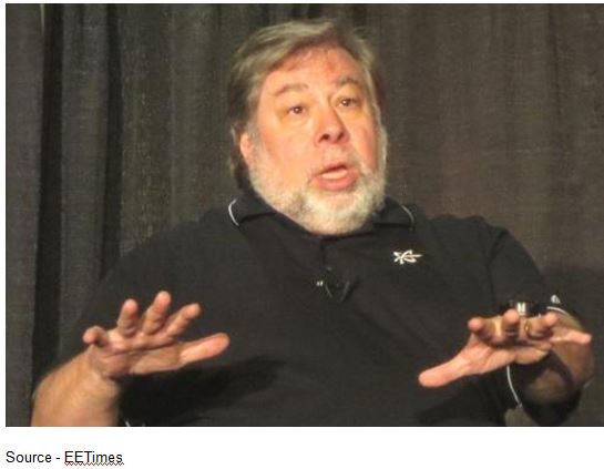 Holding Court – Steve Wozniak (The Woz) gave a wide-ranging discussion at this year’s FMS where he talked about the trends and potential applications of flash memory and the need for engineers to strive to develop unique products, not just copies and tweaked options.  